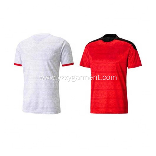 Red Football Sports Short Sleeve